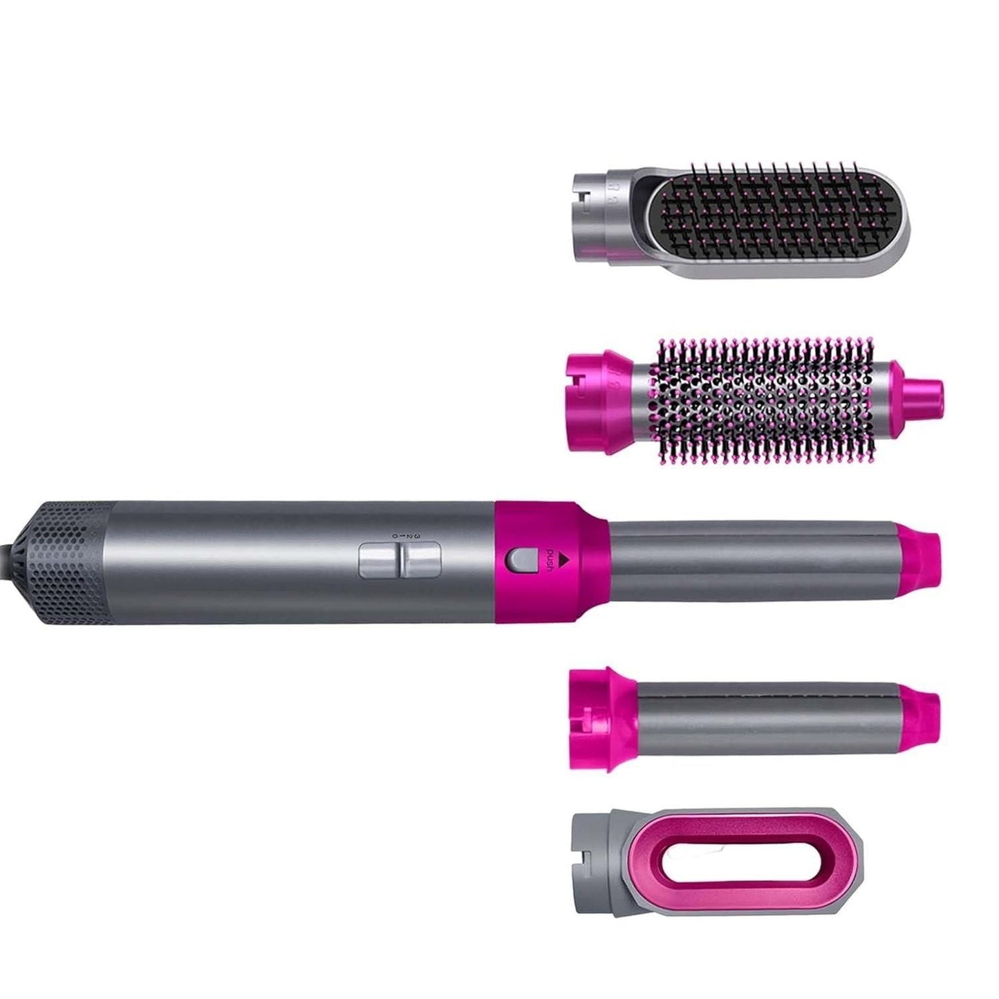 Hot Air Brush Hair Dryer with Comb